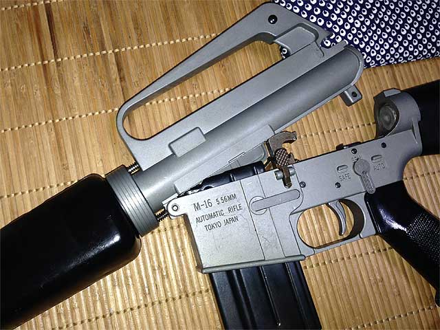 買収モデルガン M-16 automatic rifle ライフル SMG刻印 モデルガン